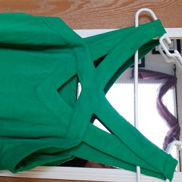 Torrid Green Strappy Peplum Top - Picture 3 of 3